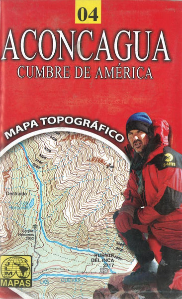 Aconcagua Hiking Map Juan Luis Mattassi Alonso