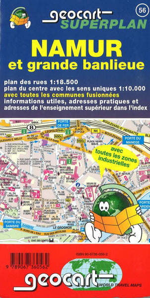 Namen en grote omgeving = Namur et grande banlieue Geocart