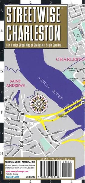 Streetwise Charleston : city center street map of Charleston, South Carolina Streetwise Maps, Inc