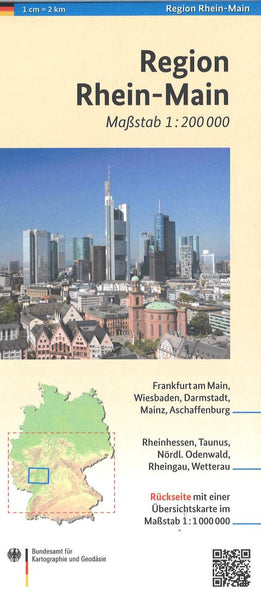 Rhein-Main Regional Map Bundesamt für Kartographie und Geodäsie