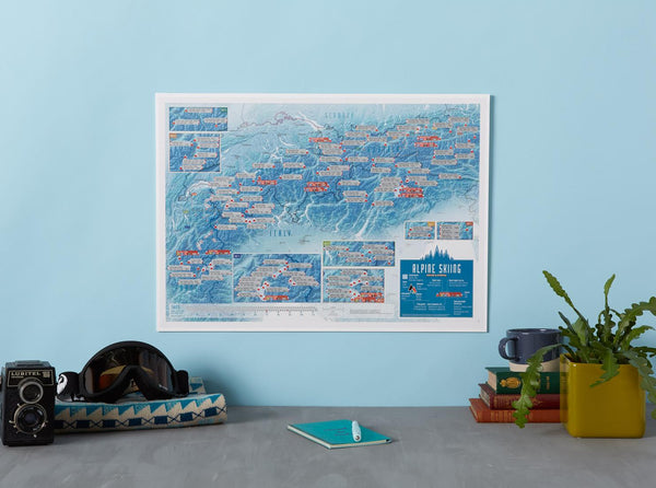 Scratch-Off Alpine Skiing Maps International Ltd.