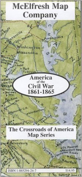 America of the Civil War : 1861-1865 McElfresh Map Co.