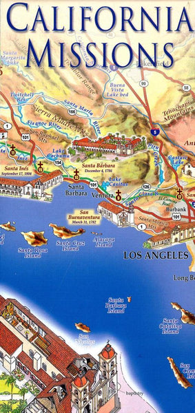 California missions map Map Link