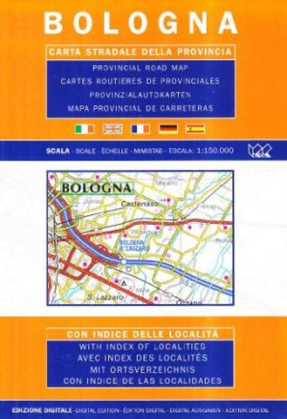 Bologna : carta stradale della provincia Litografia Artistica Cartografica