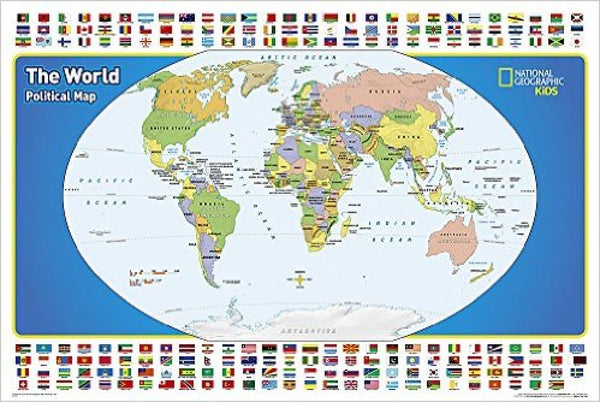 The world for kids : laminated National Geographic Maps