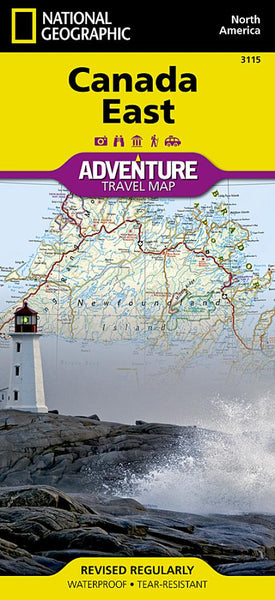 Canada, East Adventure Map 3115 National Geographic Maps