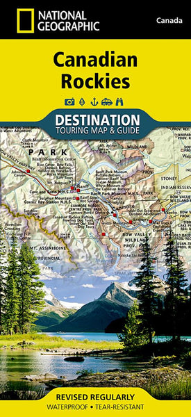Canadian Rockies DestinationMap National Geographic Maps