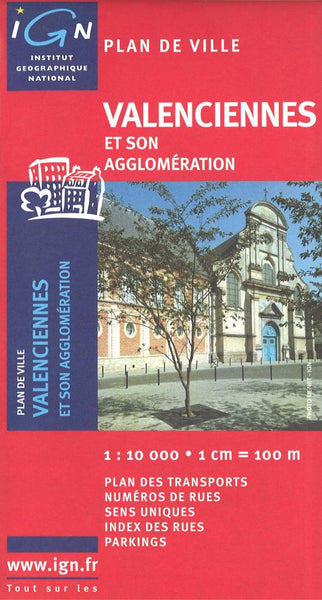 Valenciennes City Map Institut Geographique National
