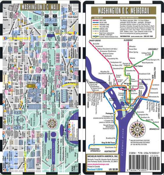 StreetWise Washington, DC MiniMap | Map Geek.com