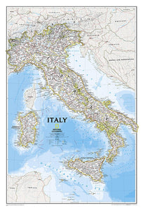 Italy Classic Wall Map [Laminated]