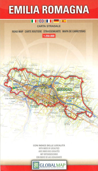Emilia Romagna : carta stradale Litografia Artistica Cartografica