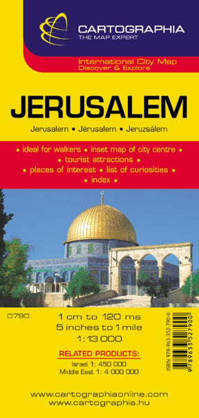 Jerusalem City Map Cartographia