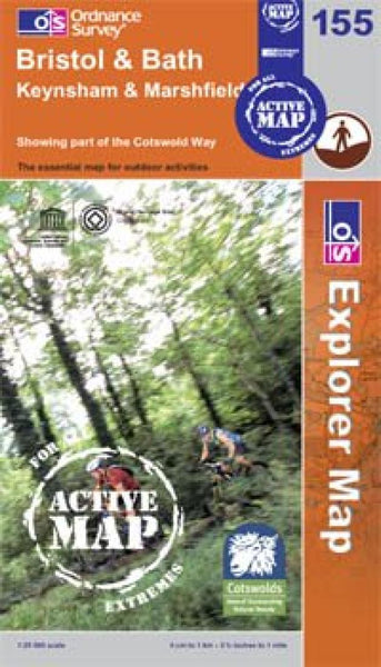 Bristol & Bath: Keynsham & Marshfield Ordnance Survey