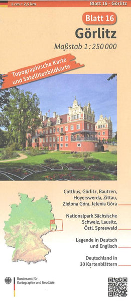 Görlitz 1:250 000, blatt 16 Bundesamt für Kartographie und Geodäsie