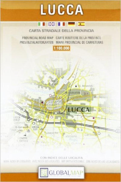 Lucca : carta stradale della provincia Litografia Artistica Cartografica