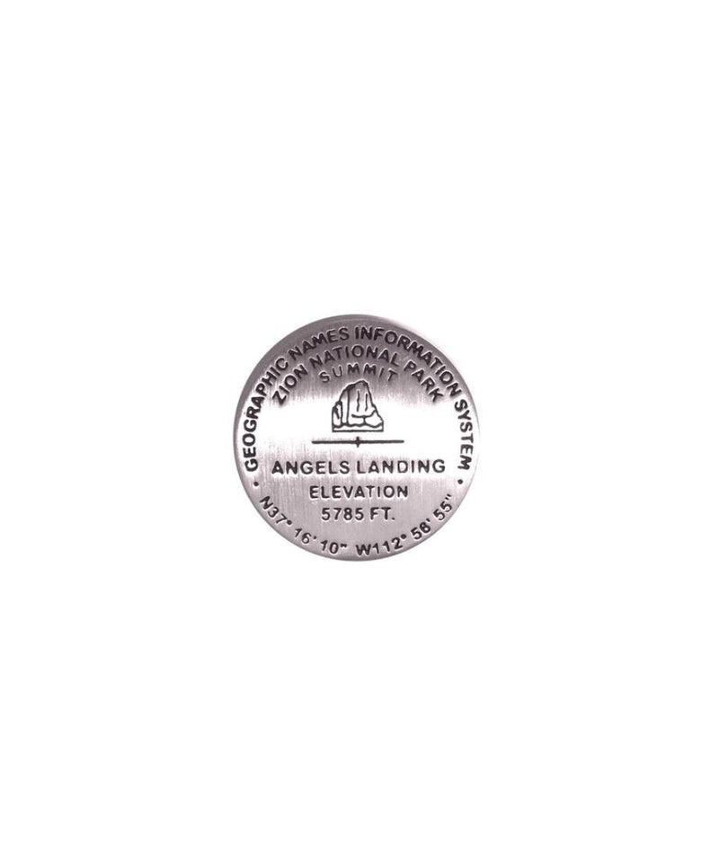 Angels Landing, Zion National Park, Utah lapel pin | Map Geek.com