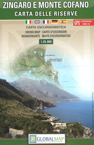 Zingaro e Monte Cofano : carta delle riserve : carta escursionistica Litografia Artistica Cartografica
