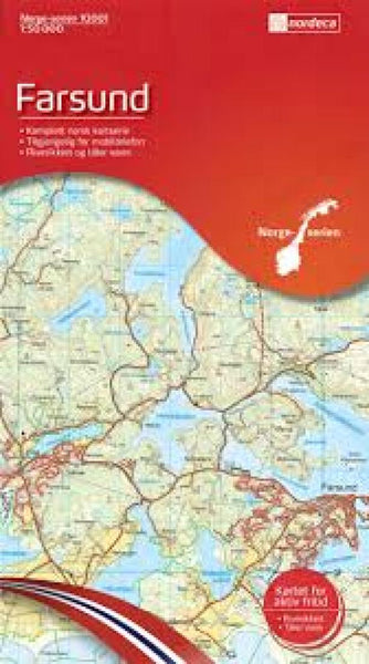 Farsund Hiking Map #10001 Nordic Maps (Nordeca)