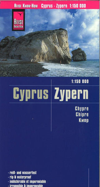 Zypern 1:150 000 = Cyprus 1:150 000 = Chypre 1:150 000 = Chipre 1:150 000 1:150 000 Reise Know-How Verlag