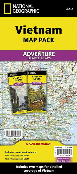 Vietnam Map Pack Bundle National Geographic Maps