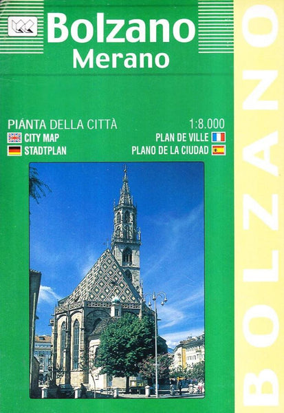 Bolzano : Merano : pianta della citta : 1:8,000 Litografia Artistica Cartografica