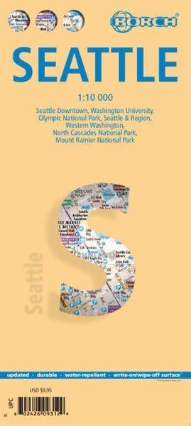 Seattle City Map Borch GmbH.
