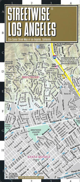 Streetwise Los Angeles : city center street map of Los Angeles, California Streetwise Maps, Inc