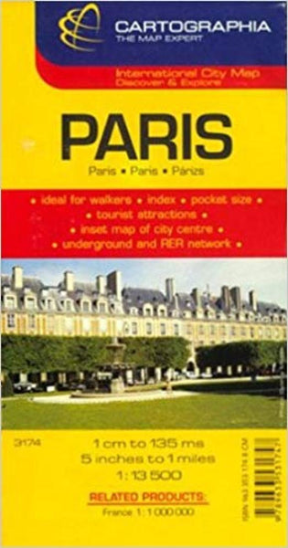 Paris City Map Cartographia