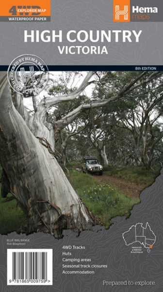 High Country : Victoria : 4wd explorer map Hema Maps