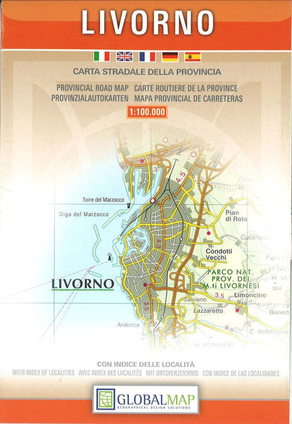 Livorno : carta stradale della provincia Litografia Artistica Cartografica