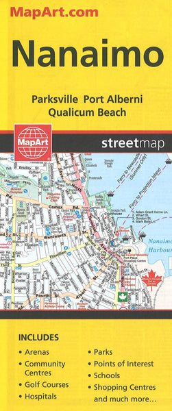 Nanaimo, BC Map MapArt Publishing Corporation