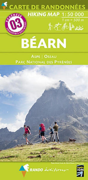 Bearn - Randonee Pyrenees Sheet #3 Rando Editions