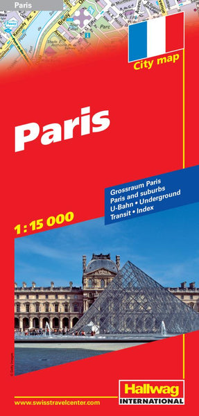 Paris : city map Hallwag Kummerly Frey AG