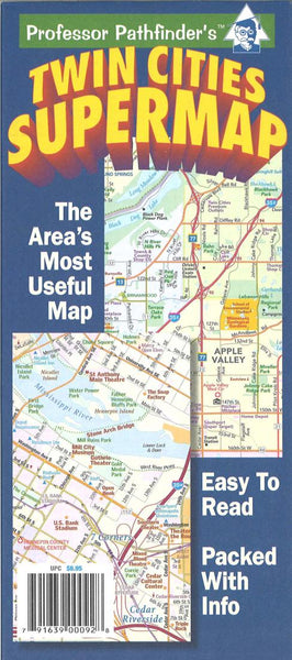 Twin Cities, Minnesota Supermap Hedberg Maps