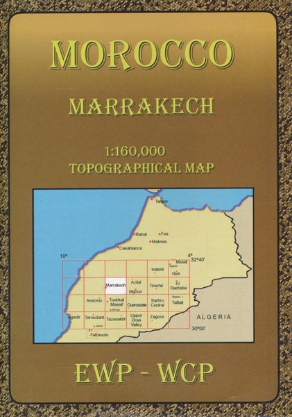 Morocco: Marrakech Topographical Map EWP Publications