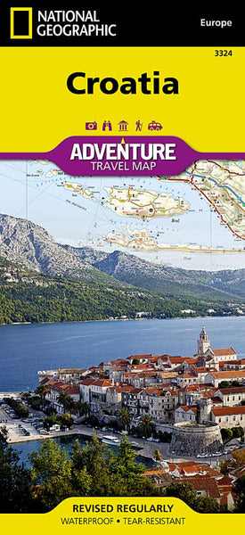 Croatia Adventure Map 3324 National Geographic Maps