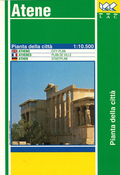 Atene : pianta della citta : 1:10.500 Litografia Artistica Cartografica