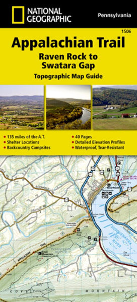 Appalachian Trail : Raven Rock to Swatara Gap : topographic map guide National Geographic Maps