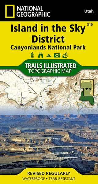 Canyonlands National Park, Island in the Sky District, Map 310 National Geographic Maps