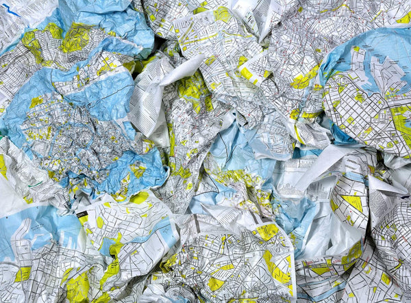 Crumpled City Map-Hong Kong Palomar S.r.l.