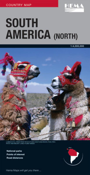 South America (north) : country map Hema Maps