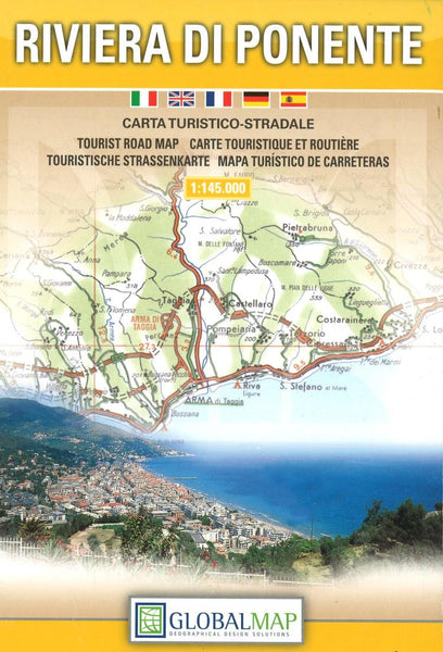 Riviera di Ponente : carta turistico-stradale Litografia Artistica Cartografica