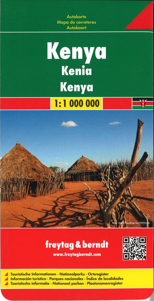 Kenya Road Map Freytag & Berndt