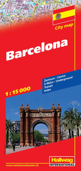 Barcelona : Barcelone : city map Hallwag Kummerly Frey AG