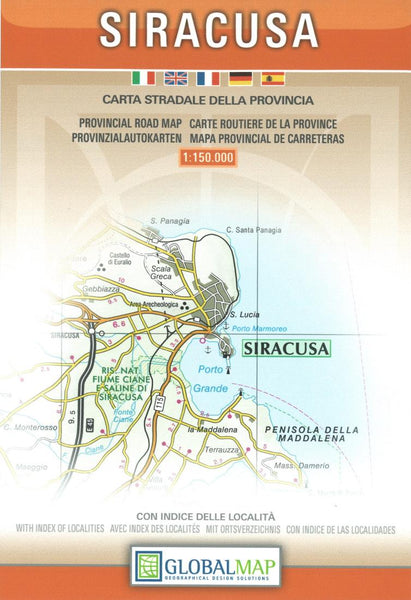 Siracusa : carta stradale della provincia Litografia Artistica Cartografica