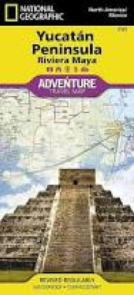 Yucatan, Mexico Adventure Map 3105 National Geographic Maps
