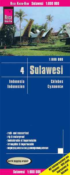Sulawesi 1:800 000 = Célebes 1:800 000 = Indonesien 1:800 000 = Indonesia 1:800 000 1:800 000 Reise Know-How Verlag
