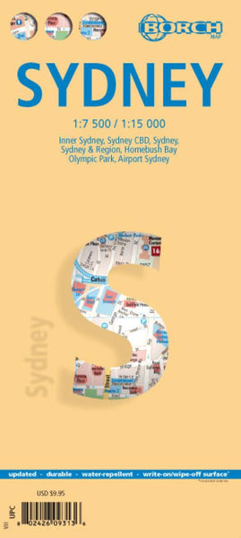 Sydney, Australia City Map Borch GmbH.