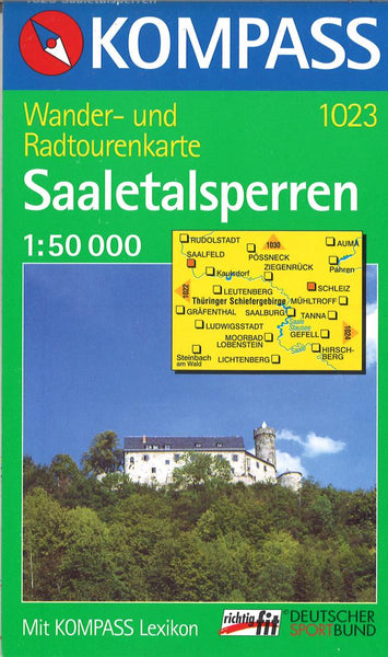 Saaletalsperren Hiking Map & Guide Kompass