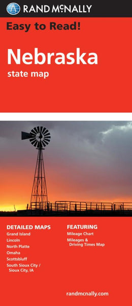 Nebraska : state map : easy to read! Rand McNally